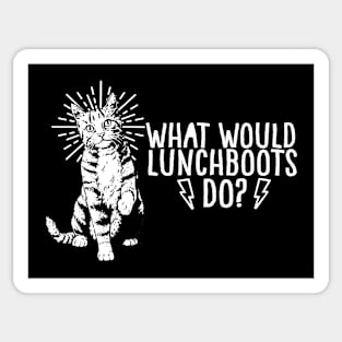 What Would Lunchboots Do? Sticker